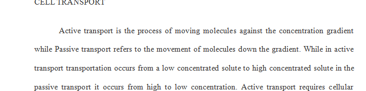 What is the difference between passive and active transport