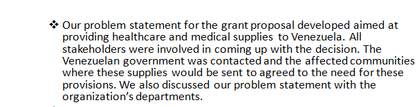 You work for XYZ a nonprofit organization and have just received a grant from a funder.