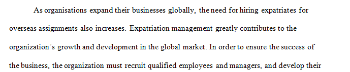 What are the major concerns for corporations in developing and retaining expatriate employees