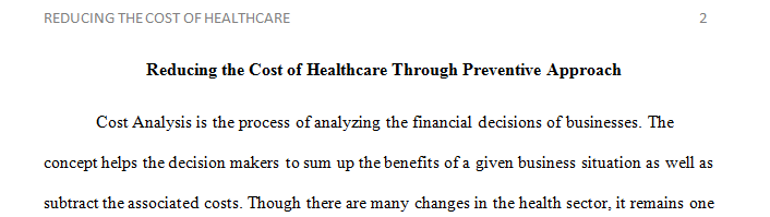 Analyze Costs and Pricing