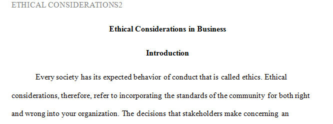 Analyze a breach of the ethical boundaries of a company selected by the student.