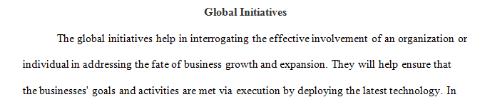 Discuss current global issues as related to business disciplines.