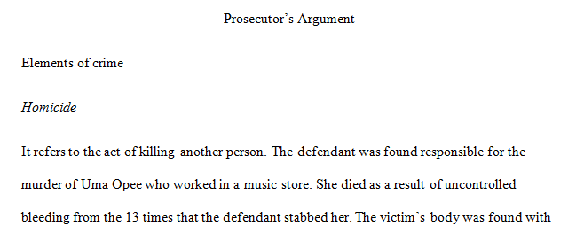 Discuss the case as if you are part of the prosecuting team in State v. Stu Dents to develop your argument