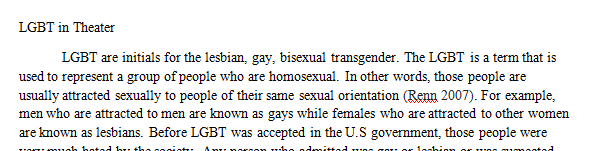 Do you feel that it has been a positive 15 to 20 years for Gay and Lesbian issues