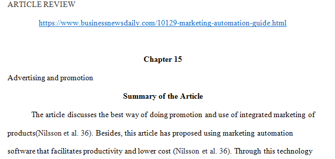 Find a current article (less than six months old) from the popular press related to a chapter.