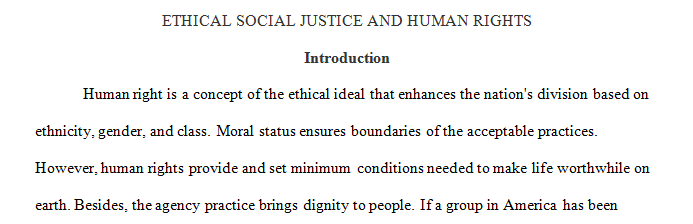 How do social care workers advocate and insure that those they are caring for have the same rights as others in society