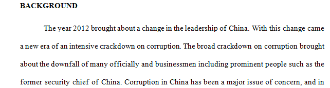 How does business corruption in China(Gift Giving, Bribery) effect people and their society