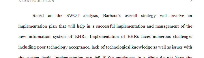 Now that Barbara has an understanding of the factors that influence clinic performance