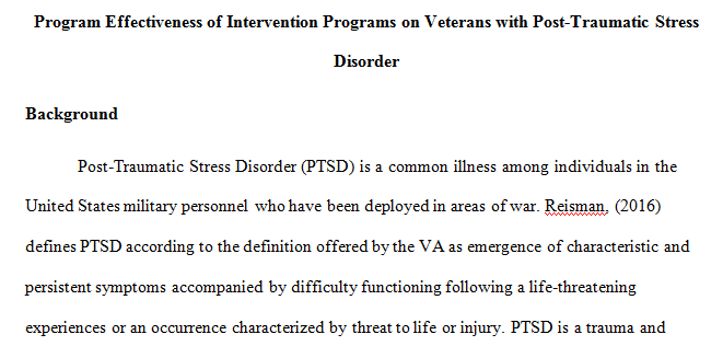  Program effectiveness of community-based mental health treatment facilities.