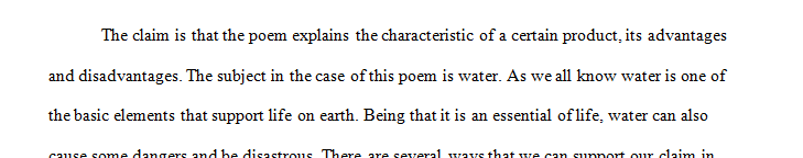 Read slowly through the section in the anthology entitled Cycle Six Disasters Natural and Other