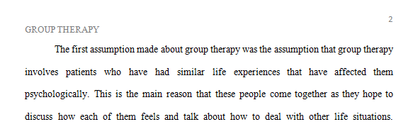 Rethinking Assumptions About Group Therapy