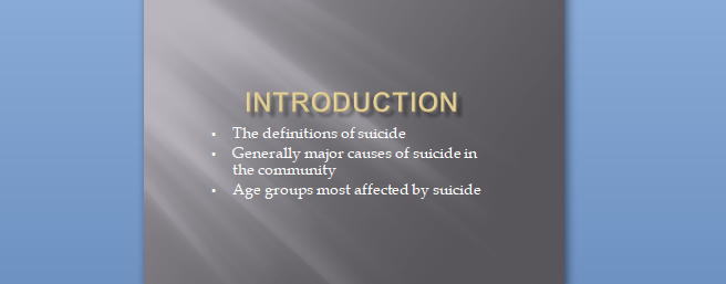 Suicide prevention is an important responsibility for all correctional workers