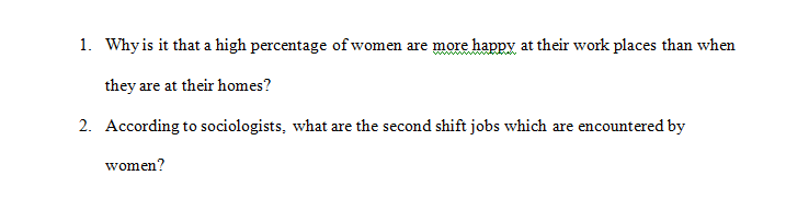 The Topic for discussion is The Second Shift as it relates to organizational Communication course.