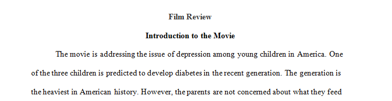 The purpose of the response paper is to gauge your comprehension of the films.