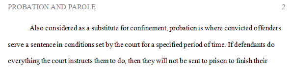 What are the differences between probation and parole
