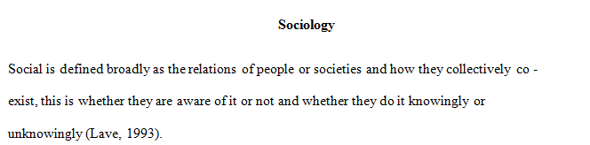 What is sociology