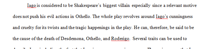 With regards to the play Othello, poet W. H. Auden (1907–1973) famously remarked of Desdemona