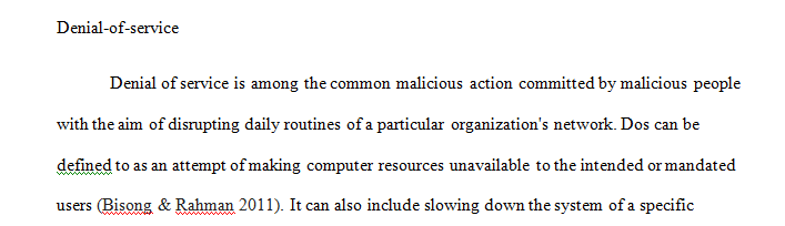 Why is it critical for an organization to have a DoS attack response plan well before it happens