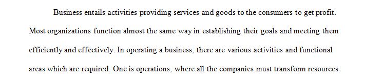 Research and analyze a business of your choice addressing topics studied in the course so far.