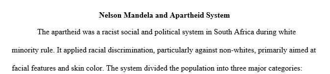 Based on scholarly resources at the graduate level give a brief history of apartheid in South Africa.