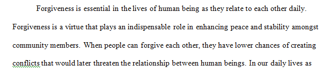 Can true forgiveness ease your conscience and make you a better person