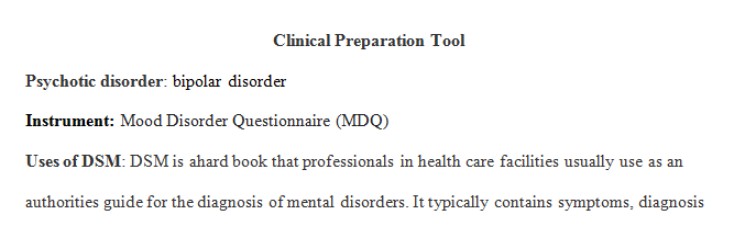 Choose one diagnosis from the Psychotic Disorders group