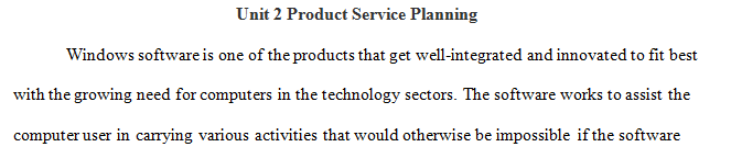 Select a current product or service that everyone would recognize that you admire in terms of delivering unique benefit(s) to consumers.