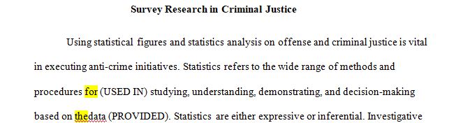 Survey research has become an important component of the public agency data analyst’s toolbox.