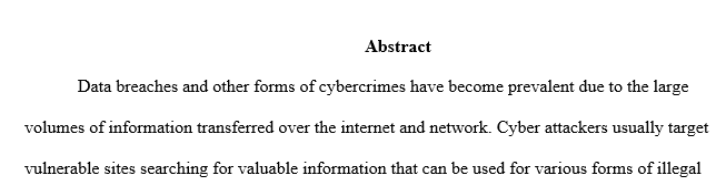 What was the crime or breach? How did the crime or breach become known (e.g. IDS logs informer etc.)? What were the incident responses?