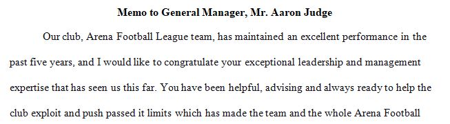 You are the Assistant to the General Manager of South Florida Sports Holdings, Inc.