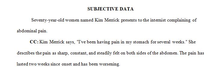 This activity will apply information learned from the Primary Care I gastrointestinal modules to care for a patient with a specific complaint