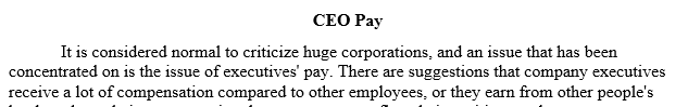 Are American executives paid too much. I am on the no side that ceos dont get paid too much.