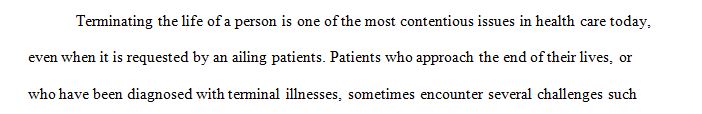 Ethical conundrum when the nurse is taking care of an end stage aggressive lung cancer patient