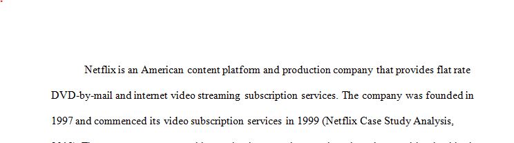 Provide an overview of Netflix