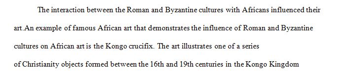 Roman and Byzantine Influence on African Art