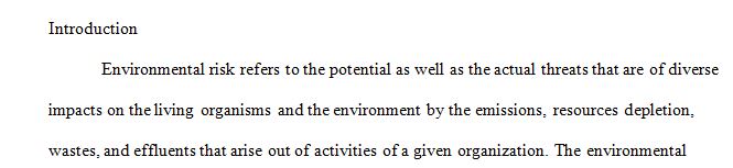 Select one of the risk areas economic environmental geopolitical societal or technological.