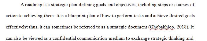 The differences between a roadmap and a straight course of action.