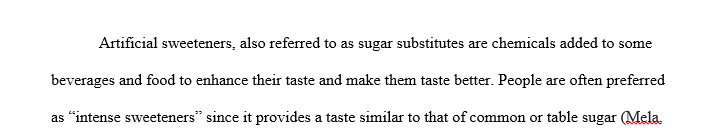 Why would someone consume them instead of "real" sweeteners?