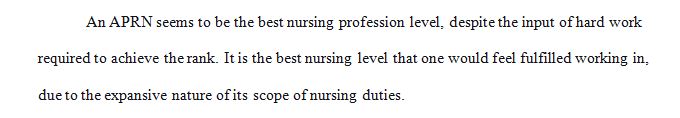 Advantages and disadvantages of the nursing professions