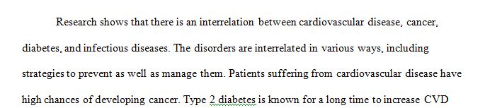 Compare and contrast your findings for your assigned health condition