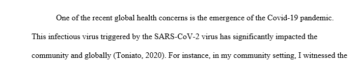 Consider the past achievements in public health as many have implications around the globe.