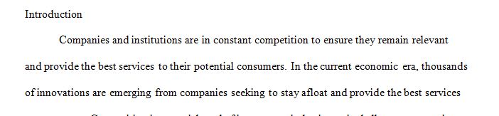 Do an economic analysis of two giant competitor brands