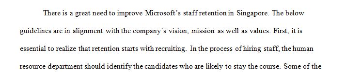 Imagine you are the newly appointed Microsoft HRL who works in the U.S.