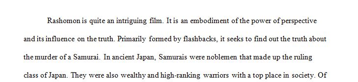 Japanese Film Review 4 300-400 words