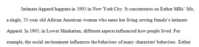 Lynn Nottage’s Intimate Apparel was written in 2003