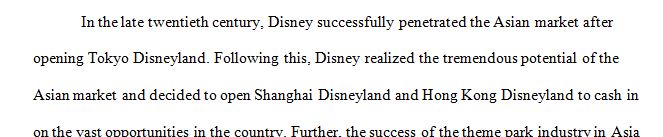 Many of the issues Disney had from the start related to cultural challenges