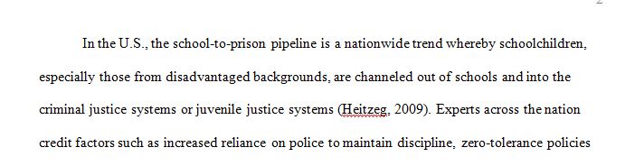 Prison Pipeline and Communication Science and Disorders