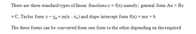 Reflect on the different types of functions that you have studied