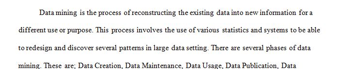 The 6 phases of the data mining project life cycle