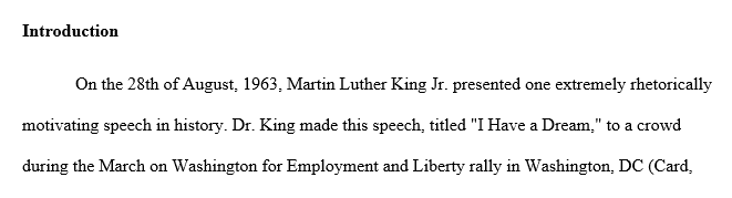 The foundation of any good rhetorical analysis is the study and articulation of the historical context in which a text was crafted.